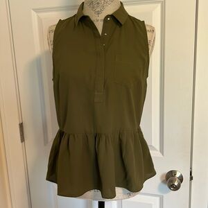 Women’s green sleeveless top. American Eagle brand size medium